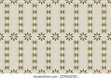 Ethnic abstract ikat.Seamless pattern in tribal.Native aztec boho vector design.colorful asian style floral pattern.Ikat geometric folk ornament.Tribal ethnic vector texture