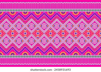 Ethnic abstract Netive America pattern. Seamless pattern in tribal, folk  and navajo style. Aztec geometric art ornament Design for carpet, wallpaper, clothing, wrapping, fabric, cover, textile
