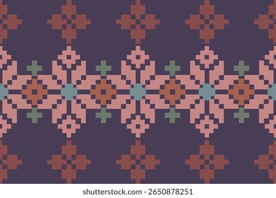Naranja Abstractas étnica. Patrón sin fisuras en estilo tribal, popular y mexicano. 