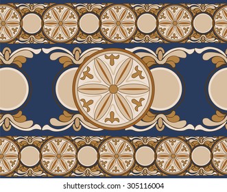 Ethnic abstract ornament pattern. Vector