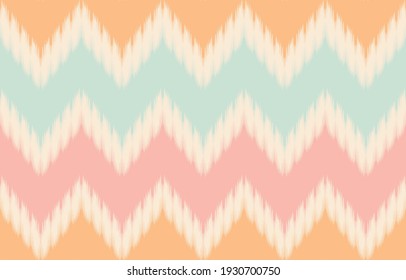 Ethnic abstract Pastel. Seamless pattern in tribal, folk embroidery, and Mexican style. Aztec geometric art ornament print.Design for carpet, wallpaper, clothing, wrapping, fabric, cover, textile