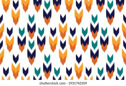 Ethnic abstract pattern art. Seamless pattern in tribal, folk embroidery, and Mexican style. Aztec geometric art ornament print.Design for carpet, wallpaper, clothing, wrapping, fabric, cover, textile