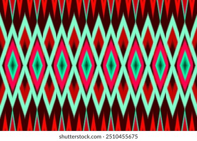 Ethnic abstract pattern with vector, suitable for background, vector, fabric pattern, clothing pattern.