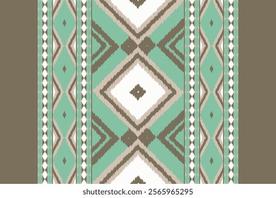 Ethnic abstract Pixel art. Seamless pattern in tribal, folk embroidery, and Mexican style. Aztec geometric art ornament print.Design for carpet, wallpaper, clothing, wrapping,fabric,cover.