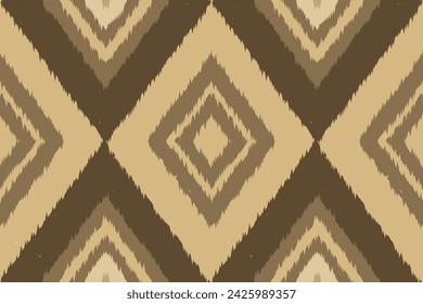 Ethnic abstract purple Seamless ikat pattern in tribal, folk embroidery, and Asia style. Aztec geometric art ornament print. Design for carpet, wallpaper, clothing, wrapping, fabric, cover.