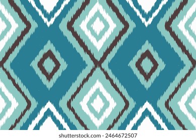 Ethnic abstract purple Seamless ikat pattern in tribal, folk embroidery, and Asia style. Aztec geometric art ornament print. Design for carpet, wallpaper, clothing, wrapping, fabric, cover.