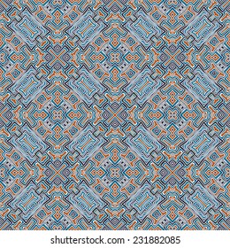 ethnic abstract seamless pattern