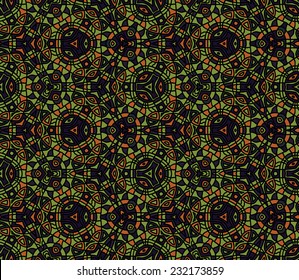 ethnic abstract seamless pattern