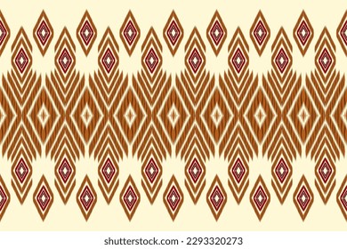 Ethnic Abstract. Seamless pattern in tribal, ikat, native, boho, motif, folk embroidery. Aztec geometric art ornament print.Design for carpet, wallpaper, clothing, wrapping, fabric, cover, textiles.