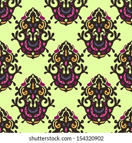 Ethnic Abstract  Seamless Pattern Vector illustration