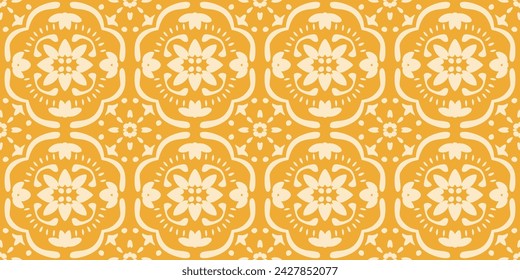 Ethnic abstract tile art. Seamless pattern in tribal, folk background. Aztec geometric art ornament print. Design for carpet, wallpaper, clothing, wrapping, fabric, cover, textile.