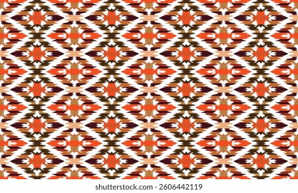 Ethnic abstract.Seamless pattern in tribal, folk embroidery, and Mexican style. Aztec geometric art ornament print.Design for carpet, wallpaper, clothing, wrapping, fabric, cover.