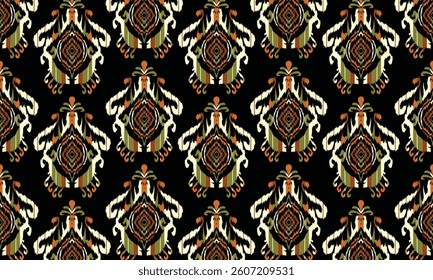 Ethnic abstract.Seamless pattern in tribal, folk embroidery, and Mexican style. Aztec geometric art ornament print.Design for carpet, wallpaper, clothing, wrapping, fabric, cover.