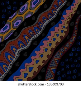 ethnic african  background 