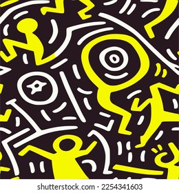 Ethnic African style Geometric Vector Seamless Pattern textile print. traditional design. Creative pattern backgrounds.