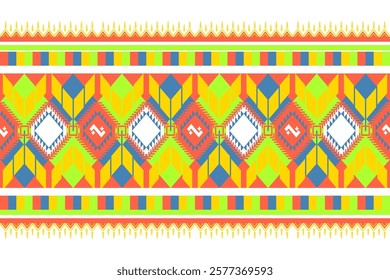 Ethnic art fabrics with local woven patterns and geometric shapes are used for carpets, wallpaper, clothing and embroidery.They are also used for the designs of Native American and Aztec tribes,cards