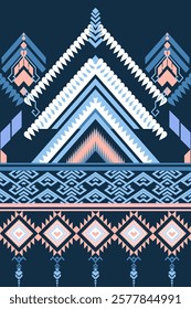 Ethnic art fabrics with local woven patterns and geometric shapes are used for carpets, wallpaper, clothing and embroidery.They are also used for the designs of Native American,Aztec tribes,cards