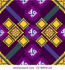 Ethnic art fabrics with local woven patterns and geometric shapes are used for carpets, wallpaper, clothing and embroidery.They are also used for the designs of Native American,Aztec tribes,cards