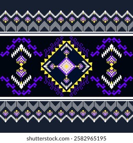 ethnic art fabrics with local woven patterns and geometric shapes are used for carpets, wallpaper, clothing and embroidery.They are also used for the designs of Native American and Aztec tribes ,cards