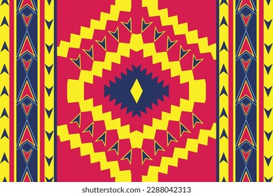 Arte étnico Patrón sin foco en la impresión de adornos.Diseño de alfombras, tapicería.tapicería,