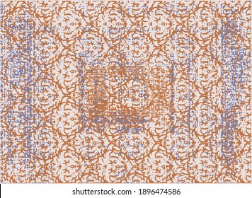 ethnic authentic local motif carpet rug  Abstract pastel damask terra, tropicana  pattern design Patterns motifs background 