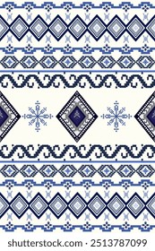Ethnic Aztec abstract geometric boho traditional seamless pattern. Native fabric texture decorative oriental design for clothing, embroidery, ornament, element, border decor, decoration, wallpaper
