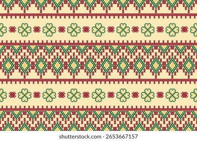 Ethnic Aztec abstract geometric boho traditional seamless pattern. Native fabric texture decorative oriental design for clothing, embroidery, ornament, element, border decor, decoration, wallpaper