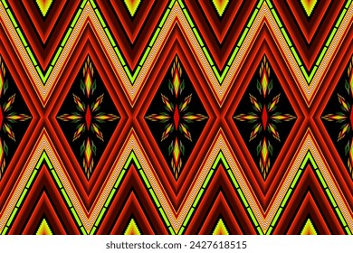 Ethnic Aztec geometric oriental traditional seamless pattern. Native luxury design for fabric, texture, textile, elements, border, decoration, embroidery, interior, illustration, wallpaper, printing