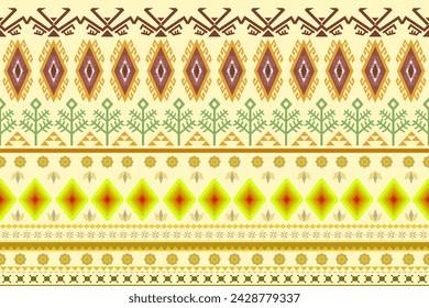 Ethnic Aztec geometric oriental traditional seamless pattern. Native luxury design for fabric, texture, textile, elements, border, decoration, embroidery, interior, illustration, wallpaper, printing