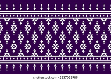 Ethnic Aztec pattern art. Geometric seamless pattern in tribal, folk embroidery, and Mexican style. Design for background, wallpaper, vector illustration, textile, fabric, clothing, carpet.