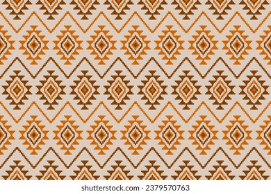 Patrón étnico azteca arte. Patrón geométrico sin costura en estilo tribal, folclórico y mexicano. Diseño para fondo, papel pintado, ilustración vectorial, textil, tela, ropa, alfombra.