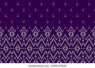 Ethnic Aztec pattern art. Geometric seamless pattern in tribal, folk embroidery, and Mexican style. fabric, clothing, carpet, textile, batik.