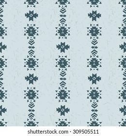 Ethnic Aztec Seamless Pattern. Geometric abstract background.