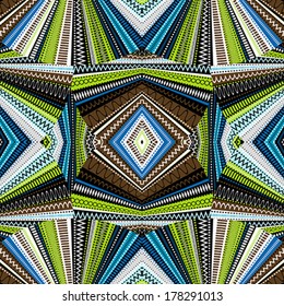 Ethnic background, abstract kaleidoscope 