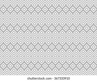 Ethnischer Hintergrund. Abstraktes monochromes nahtloses Muster. Allover abstrakte Textur. Grau-Weiß-Druck. 