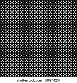 Ethnic background. Abstract monochrome seamless pattern. Allover abstract texture. Black and white print. Monochrome  stained glass