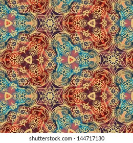 Ethnic background based on polygons and lace