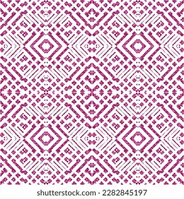 Ethnic background with geometric texture background pattern.seamless texture for textile design, wrapping and wallpapers.pink texture used Traditional ornament background vector patterns.