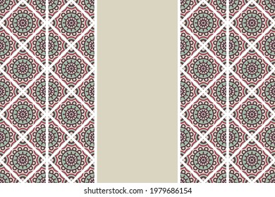 ethnic background with mandala element