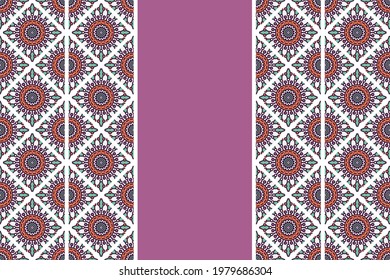 ethnic background with mandala element