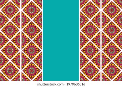 ethnic background with mandala element