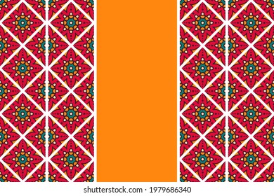 ethnic background with mandala element