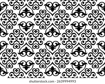 Ethnic background on the theme of Uzbek national ornament, Islamic pattern, seamless pattern, vector design
