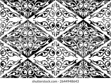 Ethnic background on the theme of Uzbek national ornament, Islamic pattern, seamless pattern, vector design