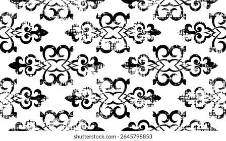Fundo étnico sobre o tema do Uzbeque, ornamento nacional do Cazaquistão, padrão islâmico, padrão sem emenda, design vetorial