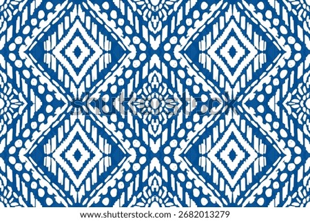 Ethnic background, seamless pattern, fabric traditional, motif ornament, ikat pattern, seamless geometric, doodles line, geometric and tribal-inspired, freehand drawing design.