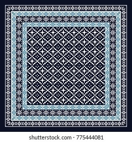 Ethnic bandana pattern