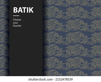 ethnic batik vector indonesian pattern fashion seamless vintage textile abstract flat culture art