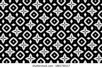 Ethnische schwarz-weiße einzigartige Textur. Geometrischer Hintergrund des volkstümlichen orientalischen Musters für die Design-Dekoration.
