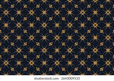 Ethnic blue background, cover design, banner, stylish wallpaper. Geometric elegant pattern. Tribal ornaments, arabesque, mandala, logo of the East, Asia, India, Mexico, Aztec, Peru.